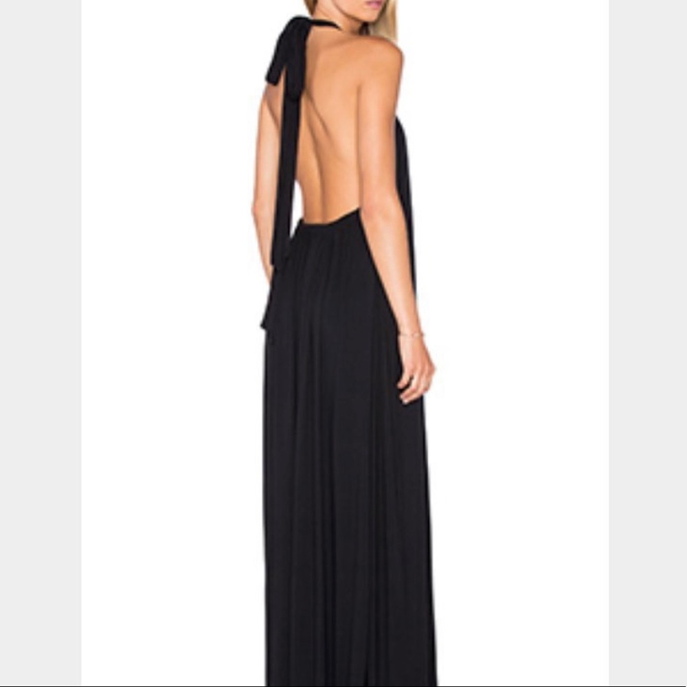 Michael Lauren Navy Blue Maxi Dress
